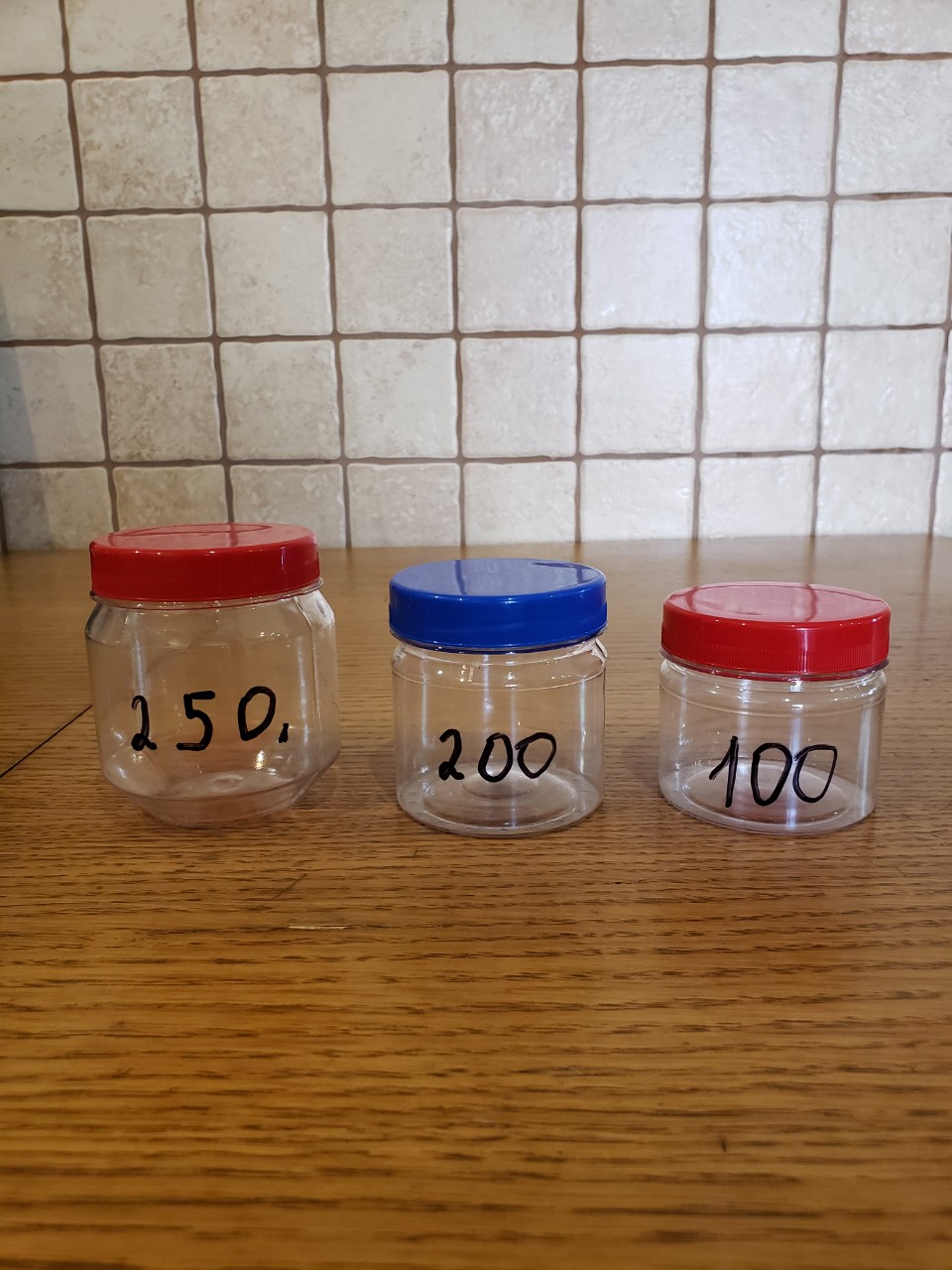 пет баночки на 250мл 200мл 100мл